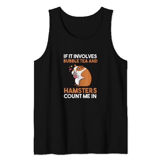 Hamster Pet Bubble Tea Hamster Tank Tops