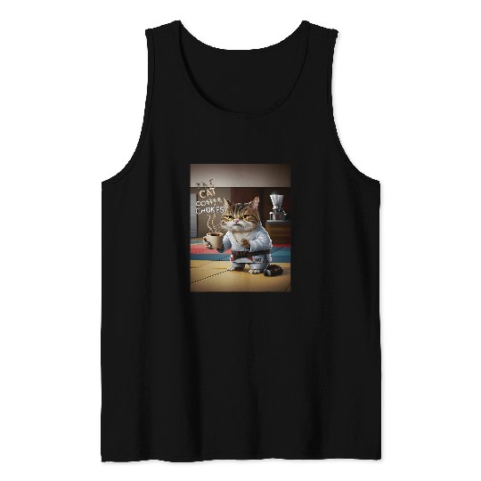 Coffee Fun Chokes In that order Wicked BJJ JiuJitsu Tank Tops