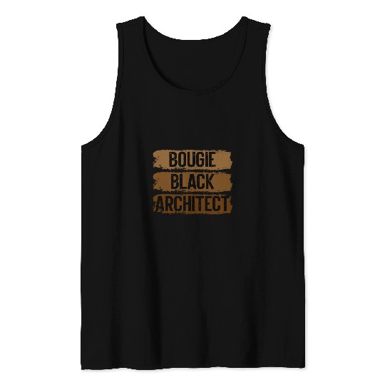 Black Architect Architecture Draftsman Black History Month 3 Tank Tops