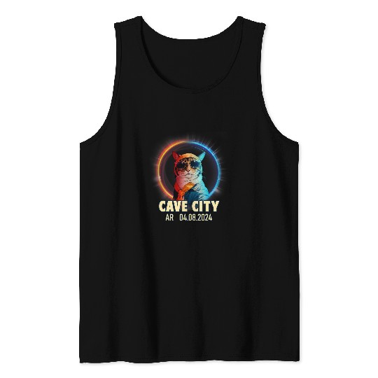 Cave City Arkansas Total Solar Eclipse 2024 2 Tank Tops