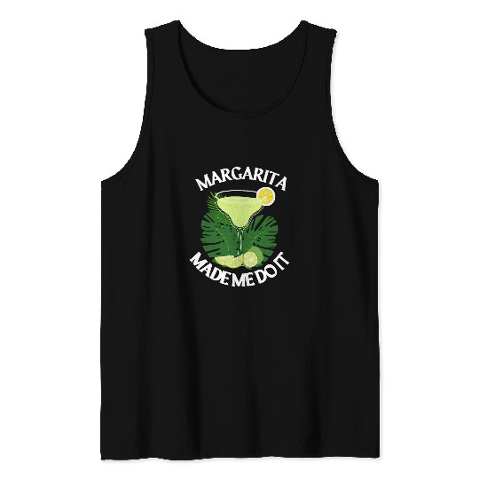 Wines Fun Margarita Funny Alcohol Wines Champagne Drink Tank Tops