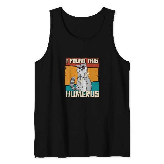 Raccoon Pet I Found This Humerus Funny Raccoon Costume animals lovers Tank Tops