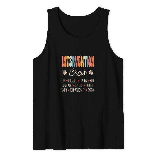 Intervention Crew Appreciation Week Back to School Tank Tops