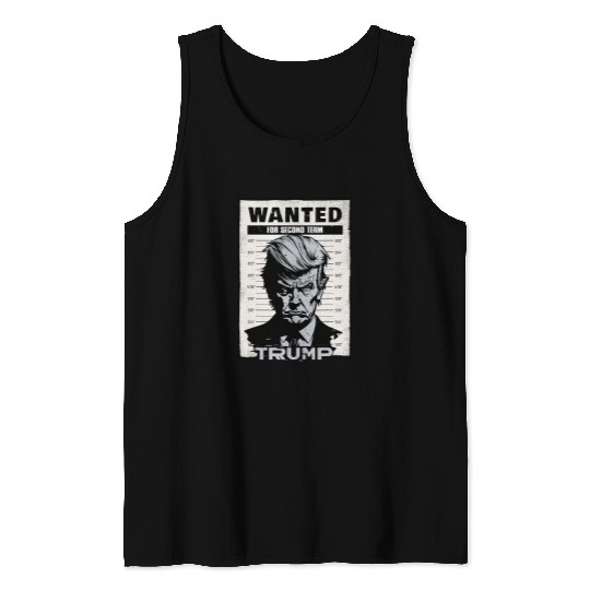 Donald Trump Mugshot Photo Not Guilty Legend President Tank Tops