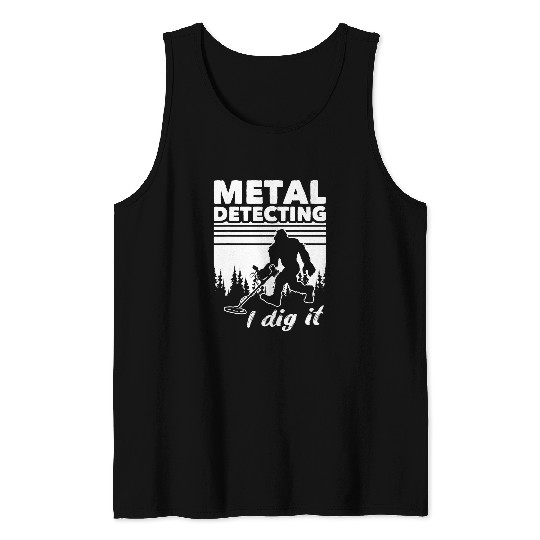 Discover Dirt Fishing Sasquatches Tank Tops