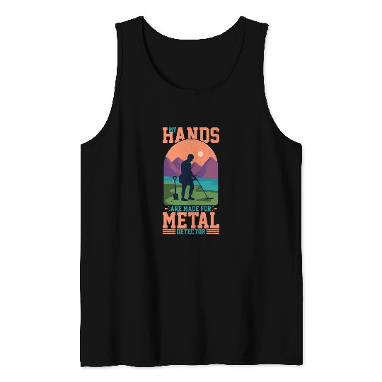 Metal Detector Beach Gold Hunting Coins Treasures Digging 11 Tank Tops