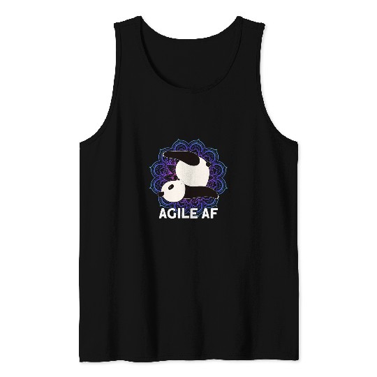 Panda Pet Agile AF Panda Mobility Training Yoga and Pilates Tank Tops