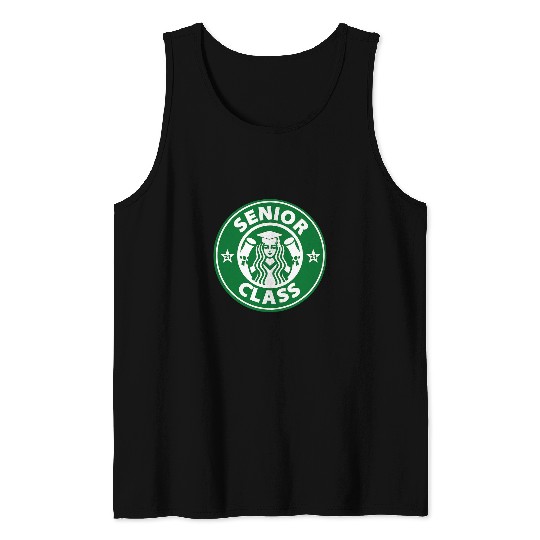 Coffee Fun Class of Coffee Senior Year TwentyOne Style Graduation Tank Tops