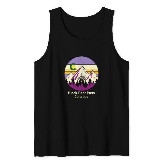 Bear Pet Black Bear Pass Trail 4x4 Offroad SUV Vehicle Tank Tops
