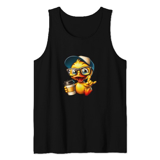 Duck Pet Ducklings Bath Duck Quacking 22 Tank Tops