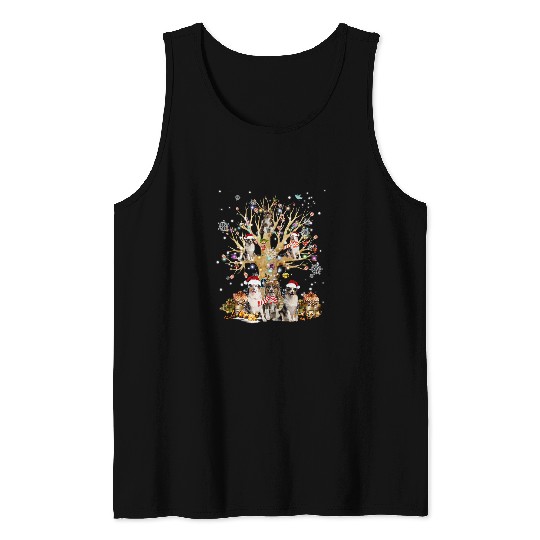 Discover australian shepherd christmas tree ornament dog lover Tank Tops