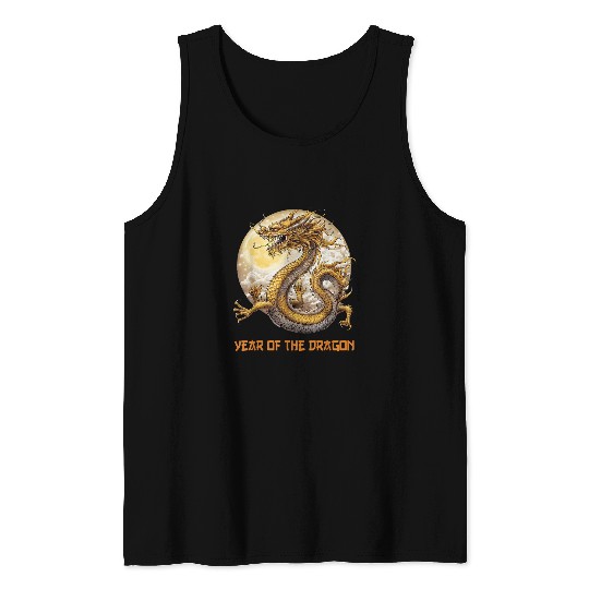 Dragon Pet Chinese Dragon New Year Zodiac Year of the Dragon 1 Tank Tops