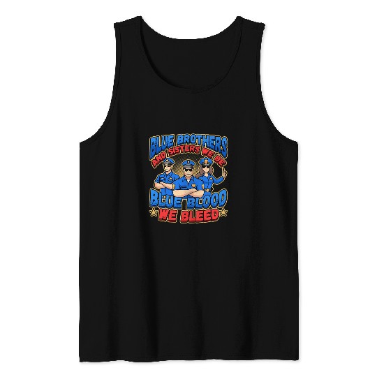Law Enforcement Design for a Police Officer 25 Tank Tops