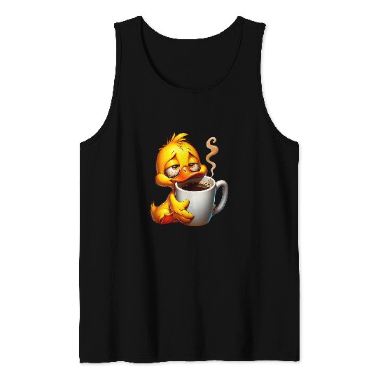 Duck Pet Ducklings Bath Duck Quacking 3 Tank Tops