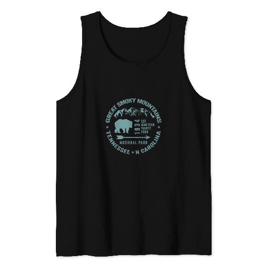 Bear Pet Great Smoky Mountains National Park American Black Bear Tank Tops