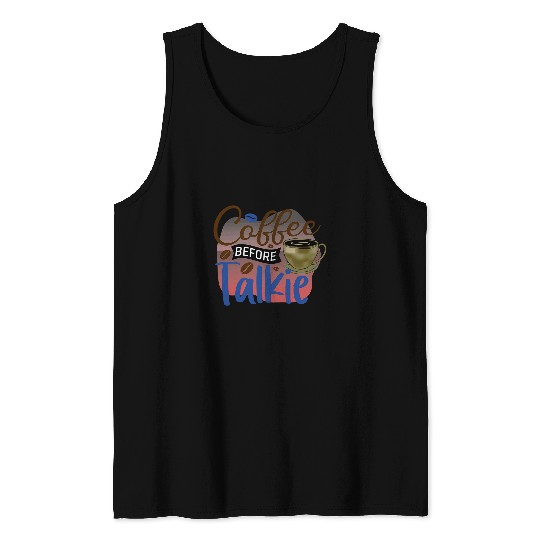 Coffee Fun t s women graphic plus size Tank Tops