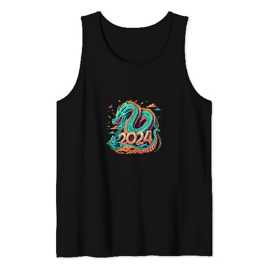 Dragon Pet Year of the Dragon Chinese New Year 0011 Tank Tops