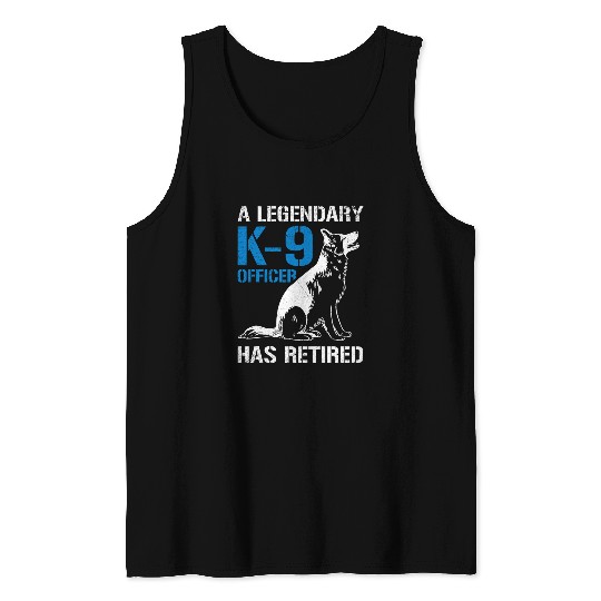 K9 Squad Design for a Law Enforcement K9 handler Tank Tops