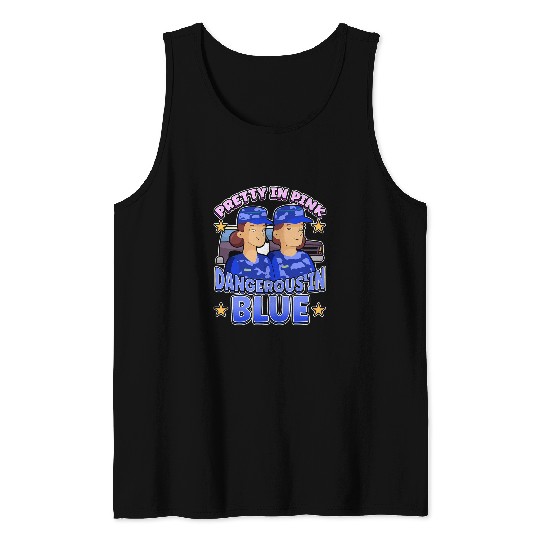 Law Enforcement Design for a Female Police Officer 9 Tank Tops