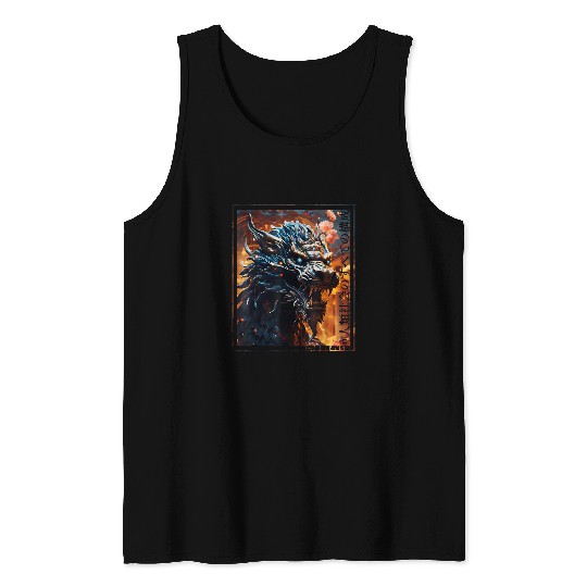 Dragon Pet Chinese Dragon 2 Tank Tops