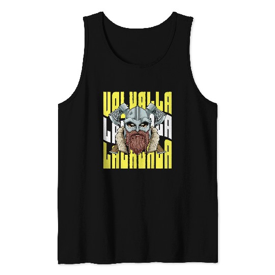 Mens Valhalla Viking Warrior Celtic Culture Norsemen 1 Tank Tops