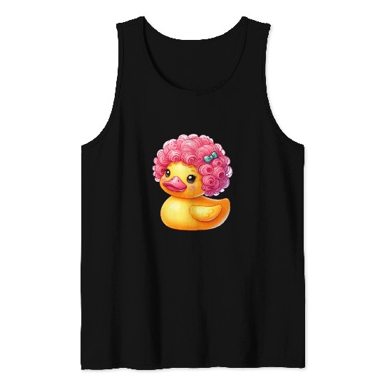 Duck Pet Ducklings Bath Duck Quacking 50 Tank Tops