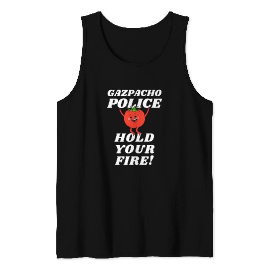 Funny Gazpacho Police Politics Congress Greene Mens Clothing 1 Tank Tops