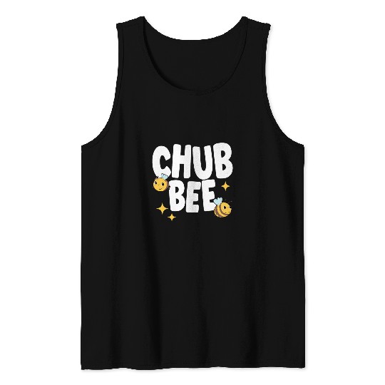 Chubbee Funny Chubby Honey Bee Beekeeper Men Women Tank Tops