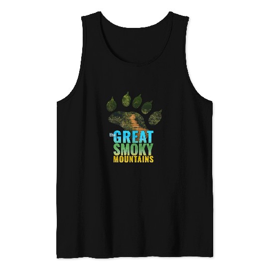 Bear Pet Great Smoky Mountains National Park Smokies Bear Paw 68 Tank Tops