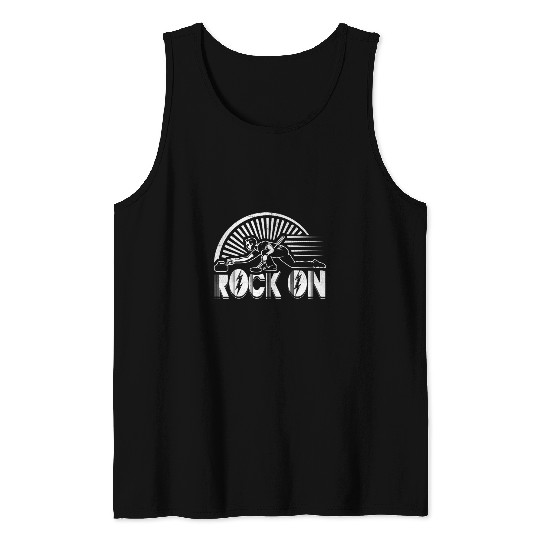 Curling Rock On Winter Sports Bonspiel 2019 Tank Tops