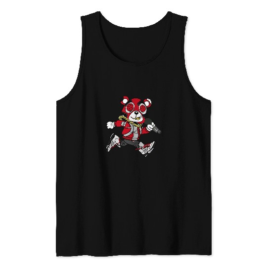 Bear Pet Cool Teddy Bear Tee for Music Rap Hip Hop Lover 1 Tank Tops