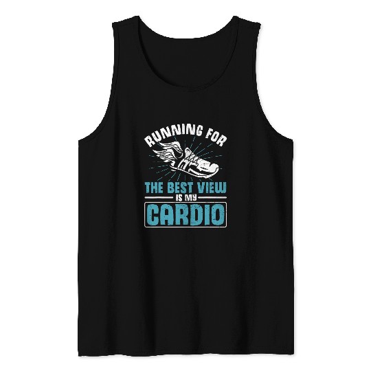 Funny Cross Country Long Distance Runner Cross Country Tank Tops