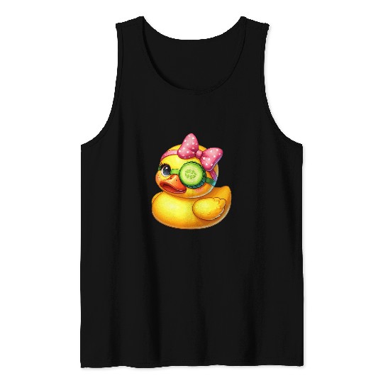Duck Pet Ducklings Bath Duck Quacking 68 Tank Tops