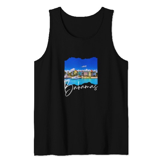 Turtle Pet Bahamas Tie Dye Turtle Souvenir Bahamas Tank Tops