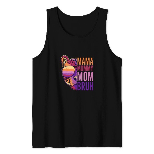 Lion Pet Mama Mommy Mom Bruh Lion Tank Tops