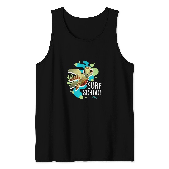 Turtle Pet Finding Nemo Squirt Turtle Surf School Tank Tops
