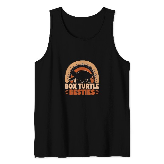 Turtle Pet Box Turtle Besties BFF bests Friends Bestie Tank Tops