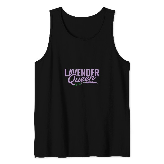 Lavender Queen Plant Garden Fragrance Tank Tops