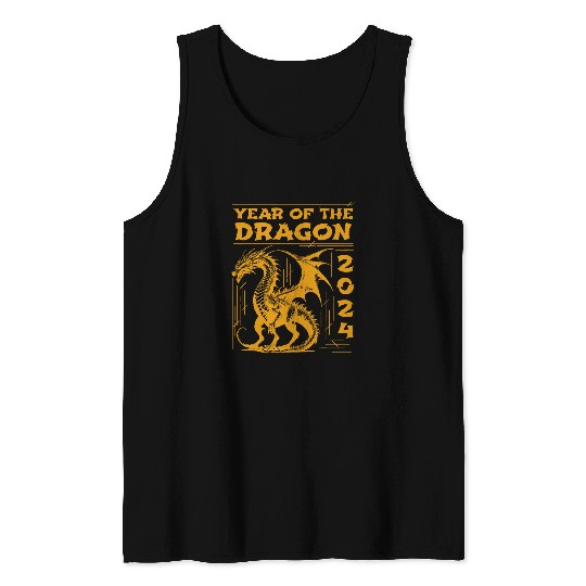 Dragon Pet Chinese New Year Gifts Dragon Year of The Dragon 0011 Tank Tops
