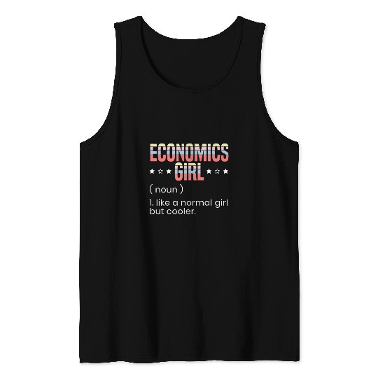Economist Economics Teacher Job Profession Economy Tank Tops