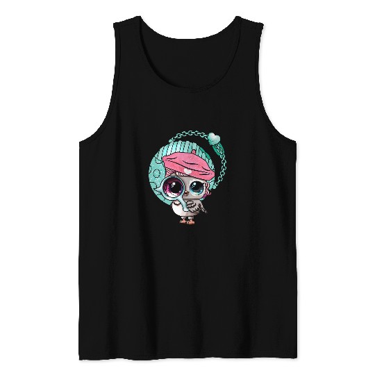Owl Pet Kids Little Angel Wings Surprise Cute Owl Doll Tank Tops
