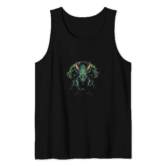 Dragon Pet Fantasy Gamer Castle Men s Miniature Painting Tank Tops