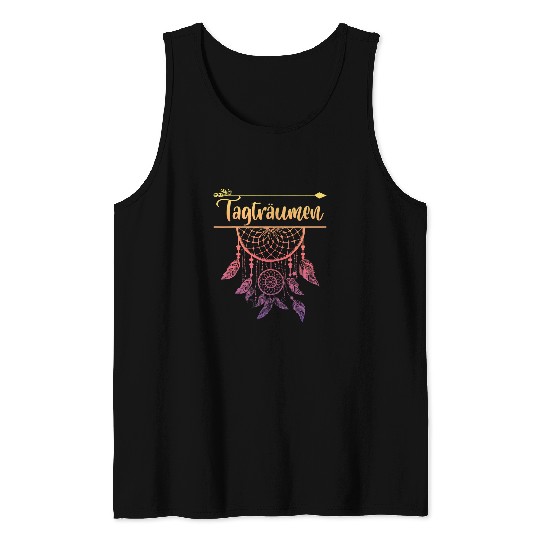 Dream Catcher Day Dreamer Spiritual Wish World Vision Tank Tops