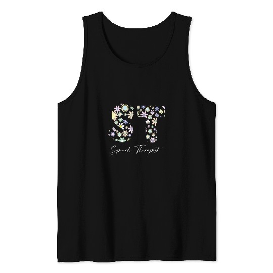 Speech Therapist Cute Speech Language Pathologist Tank Tops