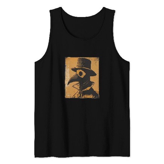 vintages Plague Doctor Ancient medicines Medieval Chemist Art Tank Tops