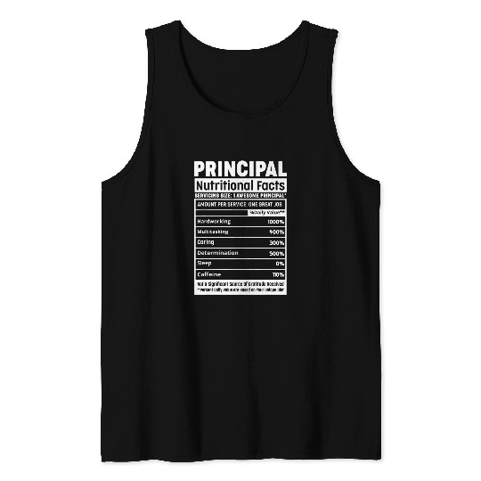 Principal Appreciation Professional Elementary Teacher Tank Tops