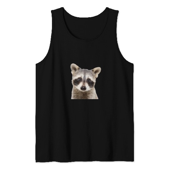 Raccoon Pet Face Tank Tops