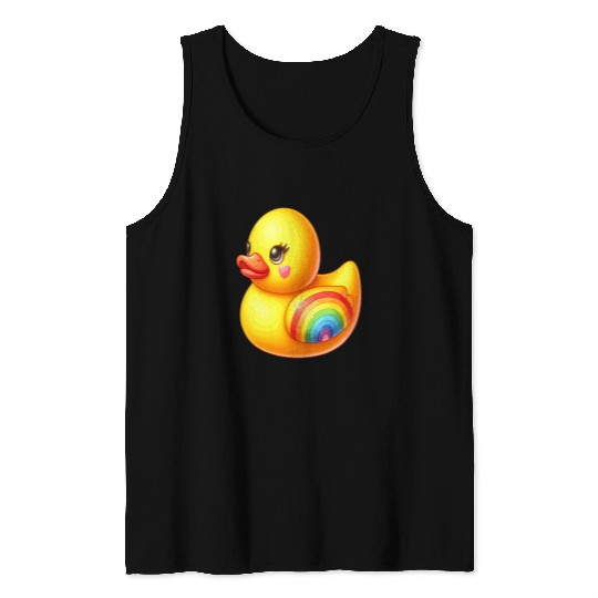 Duck Pet Ducklings Bath Duck Quacking 79 Tank Tops