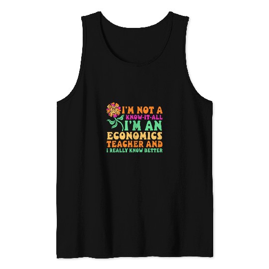Economics Teacher 8 Tank Tops