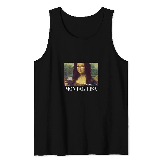 Wines Fun MONTAG LISA Mona Lisa Sommelisa Wines Vino Wines Fun Tank Tops
